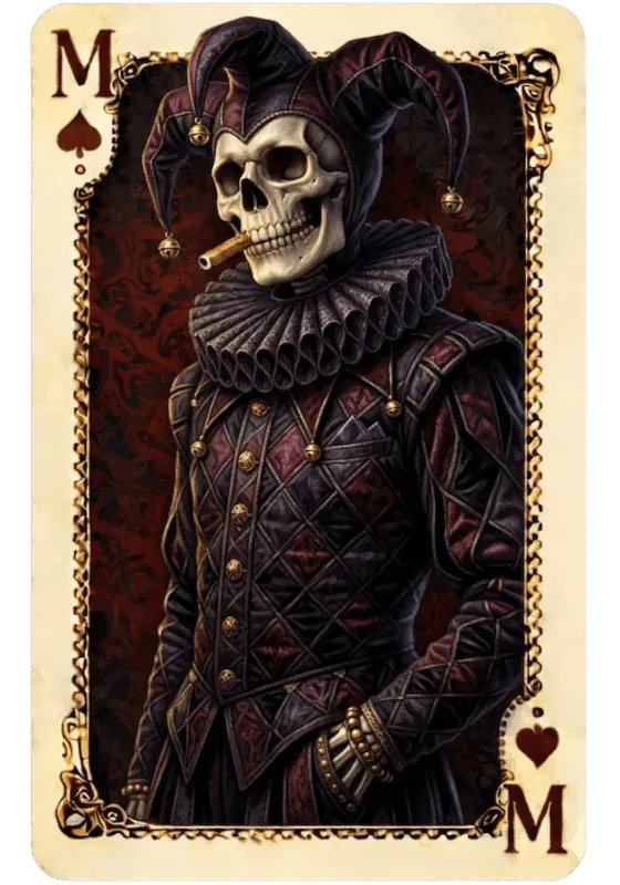 بطاقة دور المهرج في لعبة مافيا